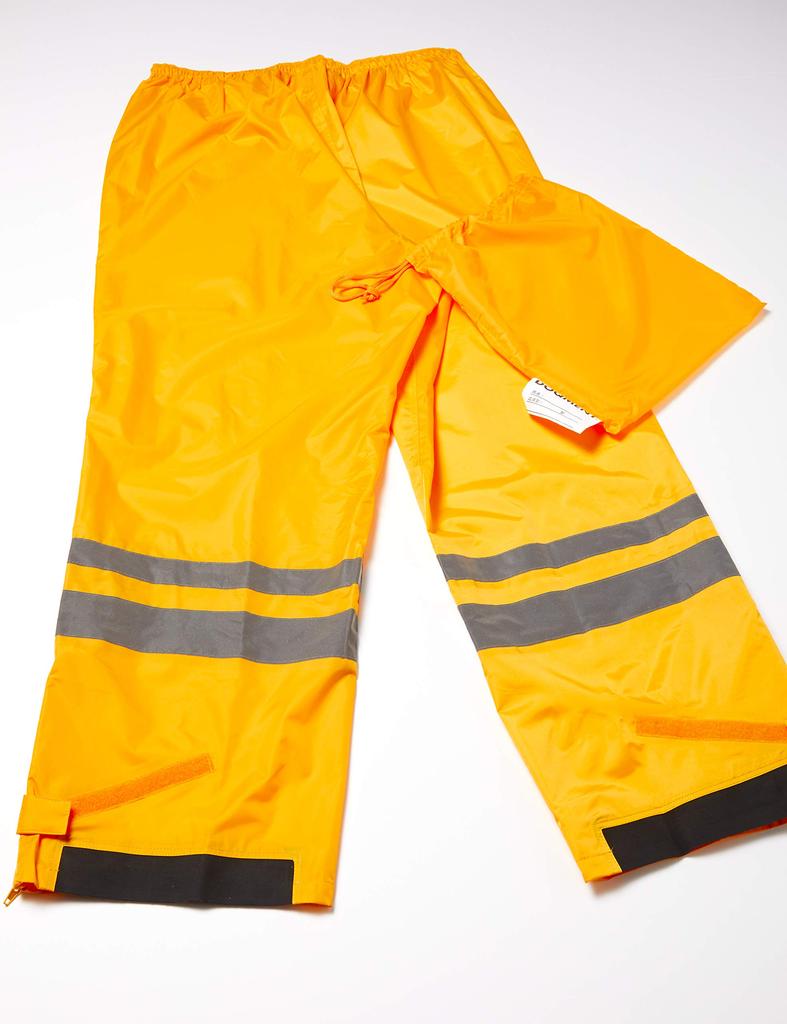 Rain Size for Safety and Construction Sites [Document] Men's High-Visibility Suit, Yellow, L,