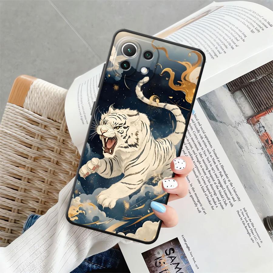 Funda Phone Cover Case for Xiaomi Mi 14 11 12X 10T 13 Lite 12T Pro 12 15 Pro 11T Cool Tiger