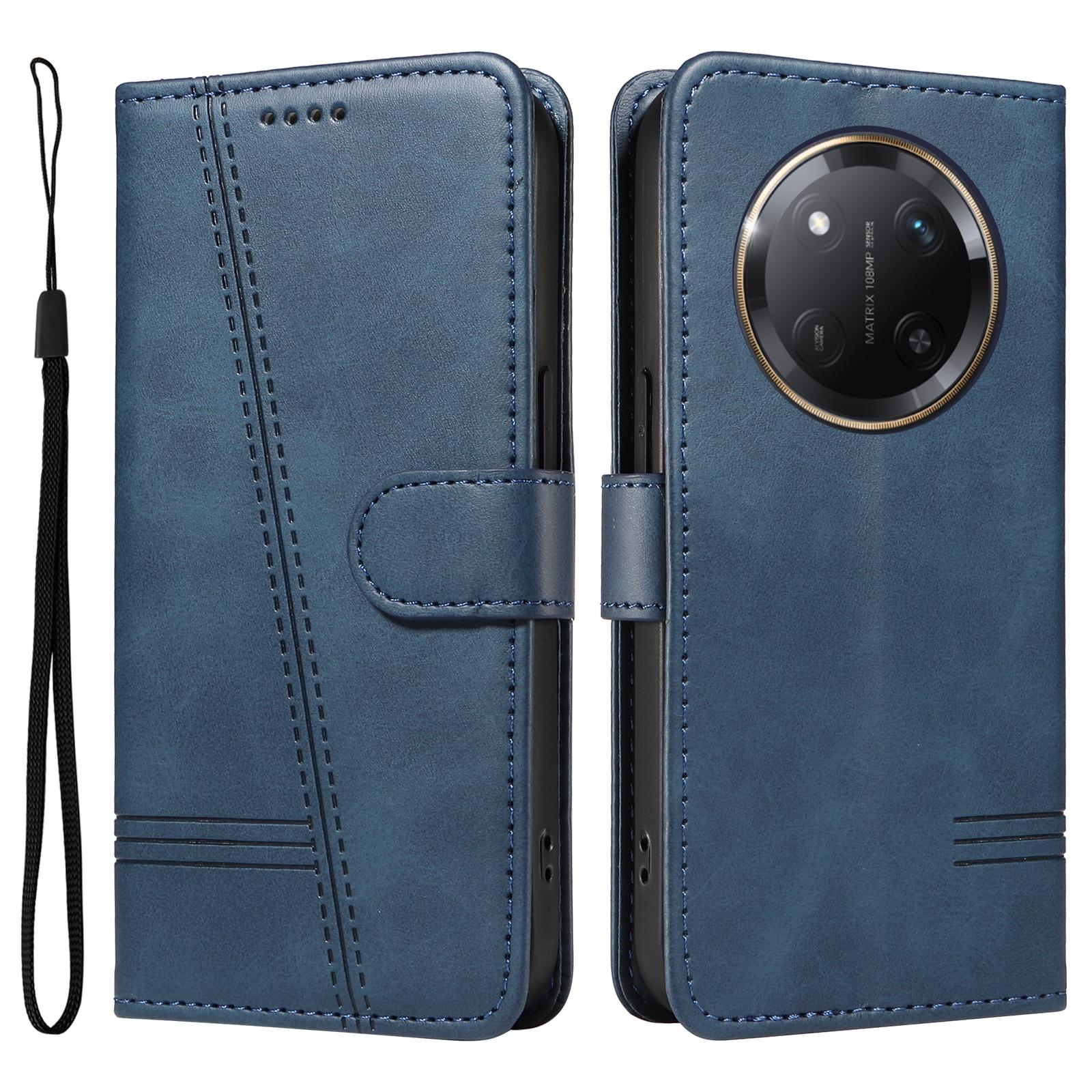 

For Honor X60 Pro 5G/Magic7 Lite 5G/X9c 5G Wallet Phone Case T-Shape Lines Leather Cover C