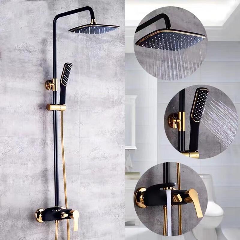 Душевая система Shengbai Черное золото