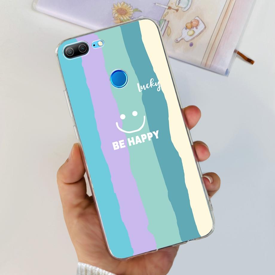 For Huawei Honor 9 Lite Transparent Luxury Fashion Soft TPU Silicone Bumper Capa For Honor 9 Lite Honor9Lite Bumper Housing Case