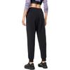 Li Ning Fitness Series Casual Breathable Comfortable Soft Knitted Sports Pants Women Pants Black AKLU140-1