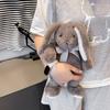 Niedliches Lop-Kaninchen-Plüschtier, weich ausgestopftes Häschen mit langen Ohren, Puppe, lustiger Schlafgefährte des Babys, zarte Heimdekoration, Kindergeschenke