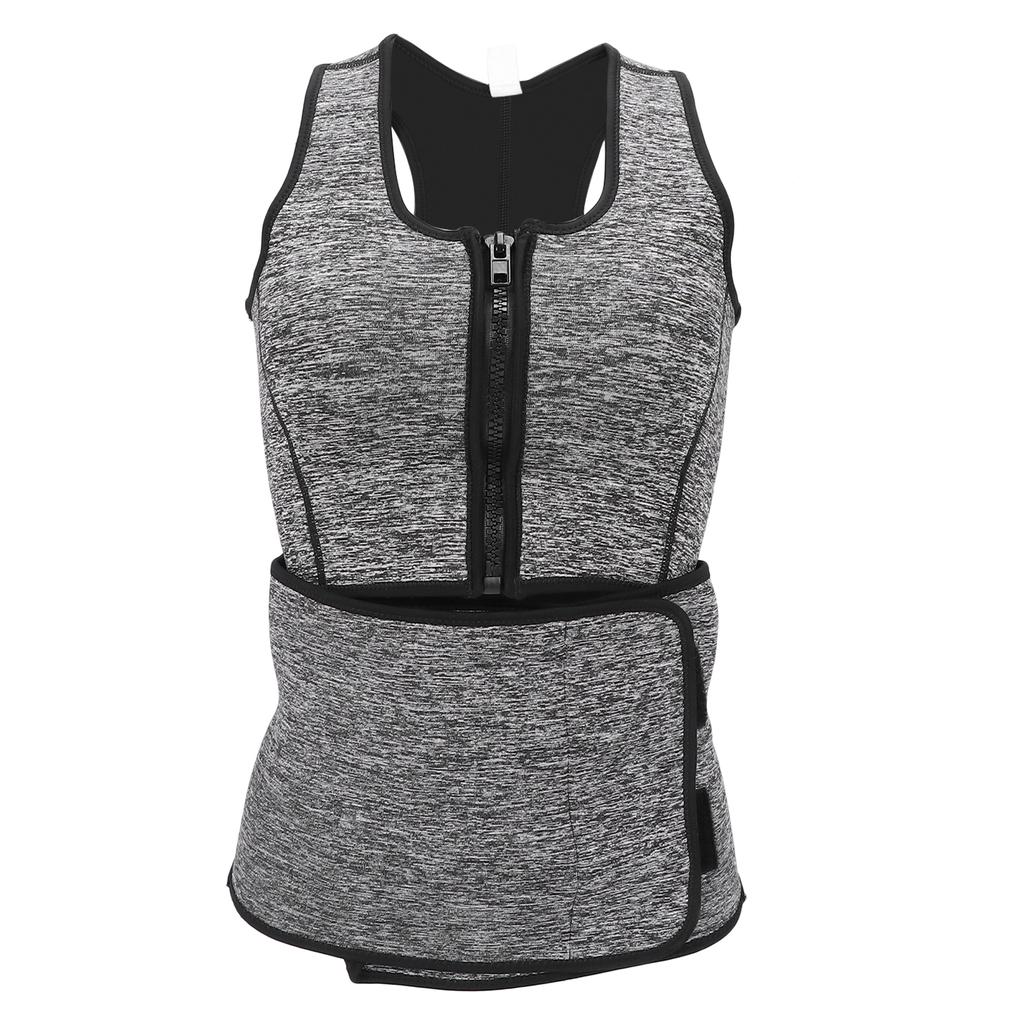 Sweat Sauna Suit Vest Yoga Workout Body Corset Sauna Fat Burner Cincher for Women