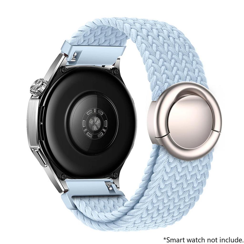 18mm 20mm 22mm Pasek pętla z plecionego nylonu do Huawei Watch GT5/GT4 Pro Klamra spadochronowa Wygodny pasek do Samsung Watch 7 6 5 4