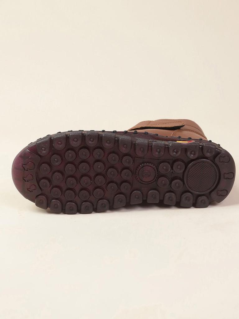 Botines de Invierno Forrados de Felpa para Mujer - Con Cordones, Punta Redonda, Cierre de Velcro, Tallas Grandes