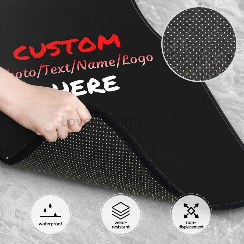 Tappetini Auto Personalizzati su Misura Tappetini Auto con la Tua Immagine Nome Testo Set da 4 Pezzi Anteriori e Posteriori Antiscivolo Tappetini per Piedi