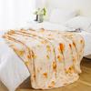 Battilo Tortilla Blanket Funny Food Throw Blankets For Bed Sofa Soft Flannel Bedspread Warm Round Blanket Bed Plaid Decor