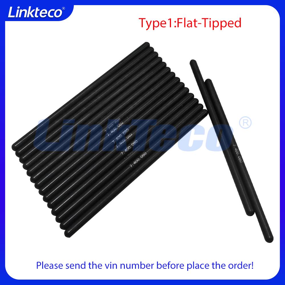 

16PCS Engine 7.400 Pushrods For GM LS 4.8 5.3 5.7 6.0 6.2 LS1 LS2 LS3 LS6 L99 LS4 L33 LM7 LQ4 LQ9 4.8L 5.3L 5.7L 6.0L 6.2L type1-flat tipped