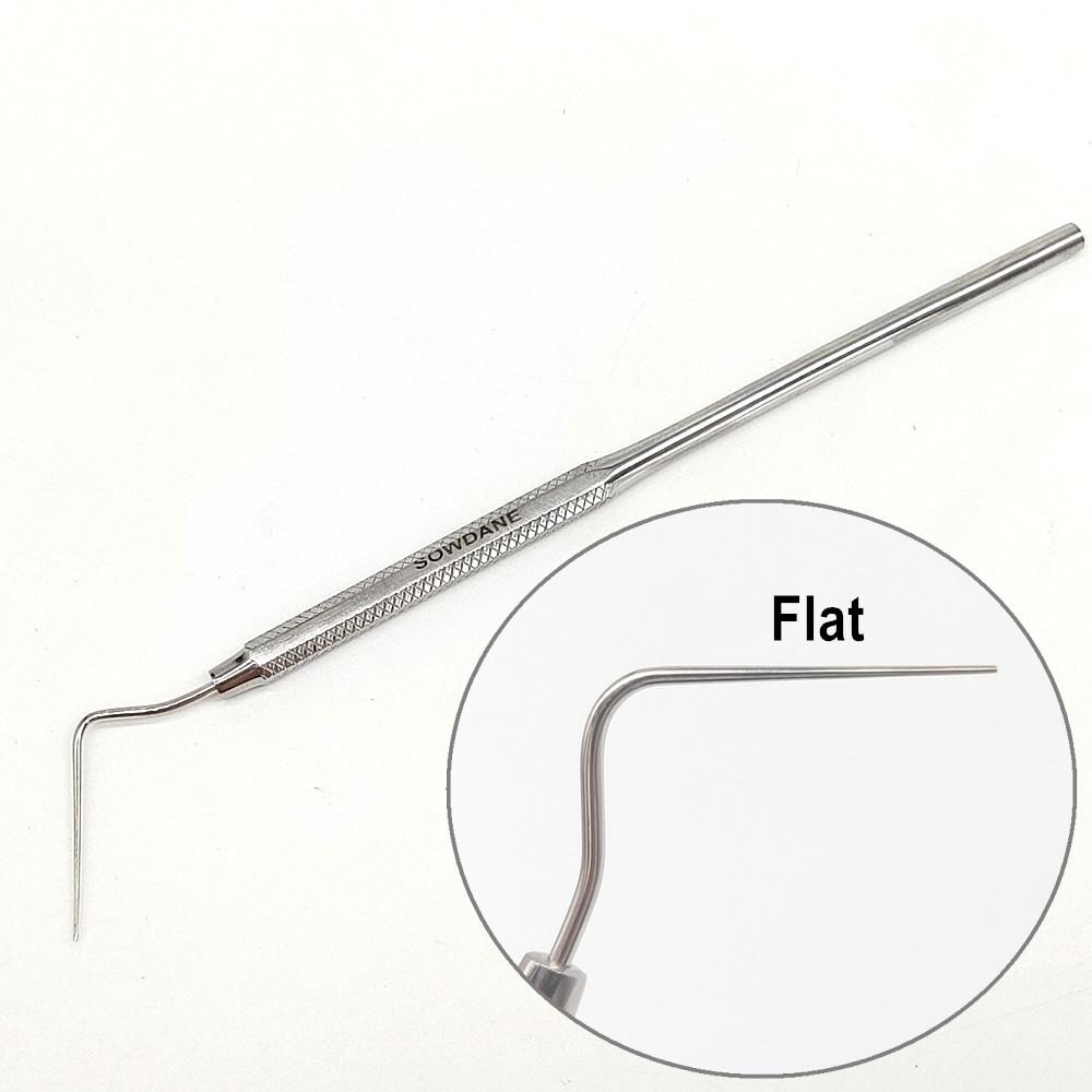 Dental Stainless Steel Endodontic Probe Explorer Flat/Tapered Plugger Instrument Tool Oral Care Teeth Whitening Dentist Tools