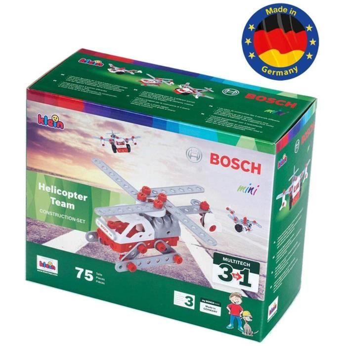 Bosch mini - set de construction helicopter team 3-en-1