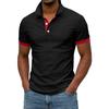 Men's Summer Button Lapel Loose Short Sleeve Top Men's Casual Fashion Top