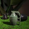 Kreative granatenförmige Scherz-Keramik-Kaffeetasse mit Deckel