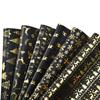 Rentierbedrucktes Geschenkpapier Heißfolien-Geschenkpapier Schwarz-Gold-Geschenkpapier Klassischer Glamour für Weihnachten