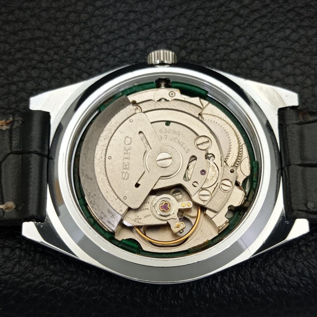 REFURBISHED VINTAGE SEIKO 5 AUTOMATIC 6309A JAPAN MENS SILVER WATCH A440886-9 Sk-a440886-1