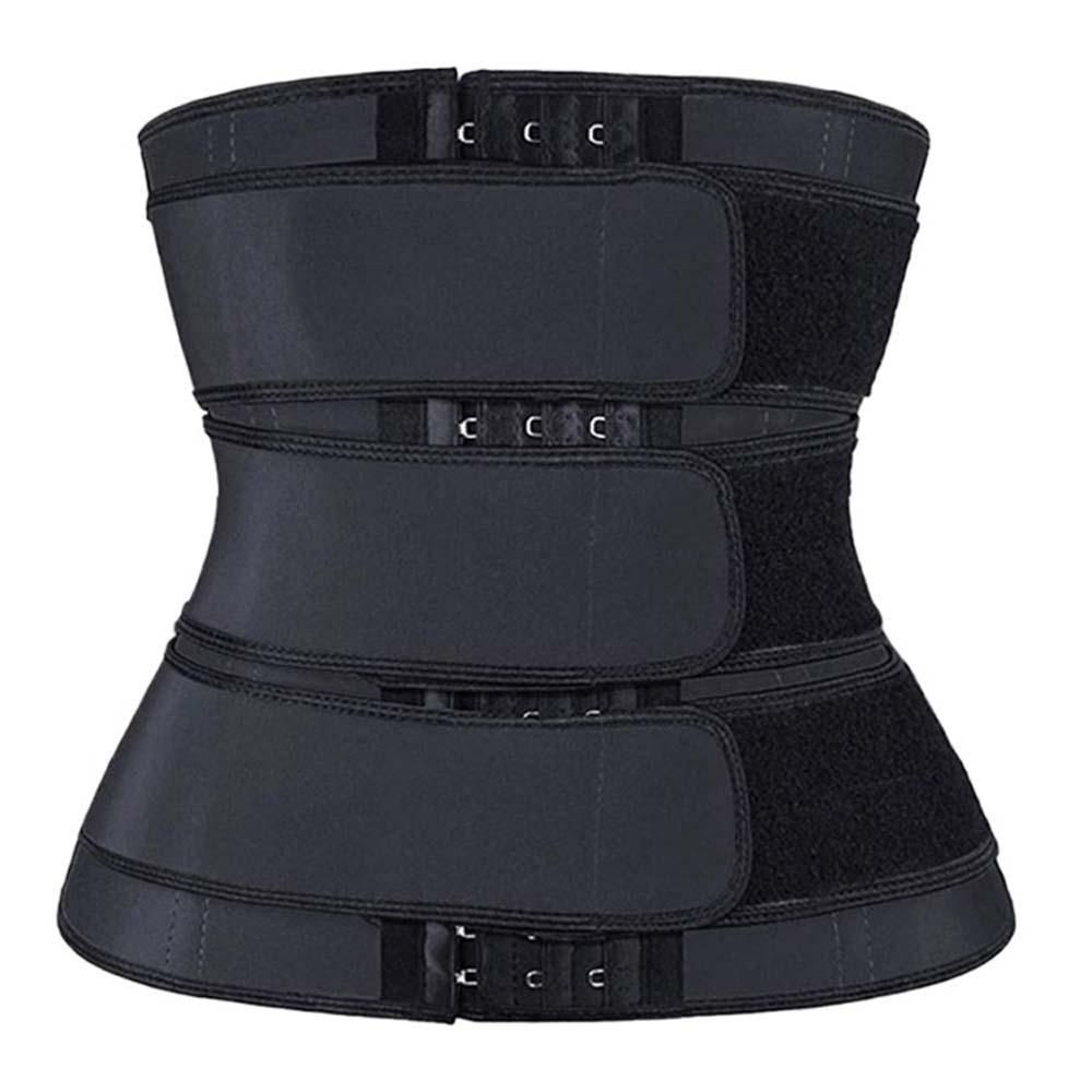 

Waist Protective Gear Fitness Compression Shapewear Waistbands Waist Trainer Corset Men L чёрный