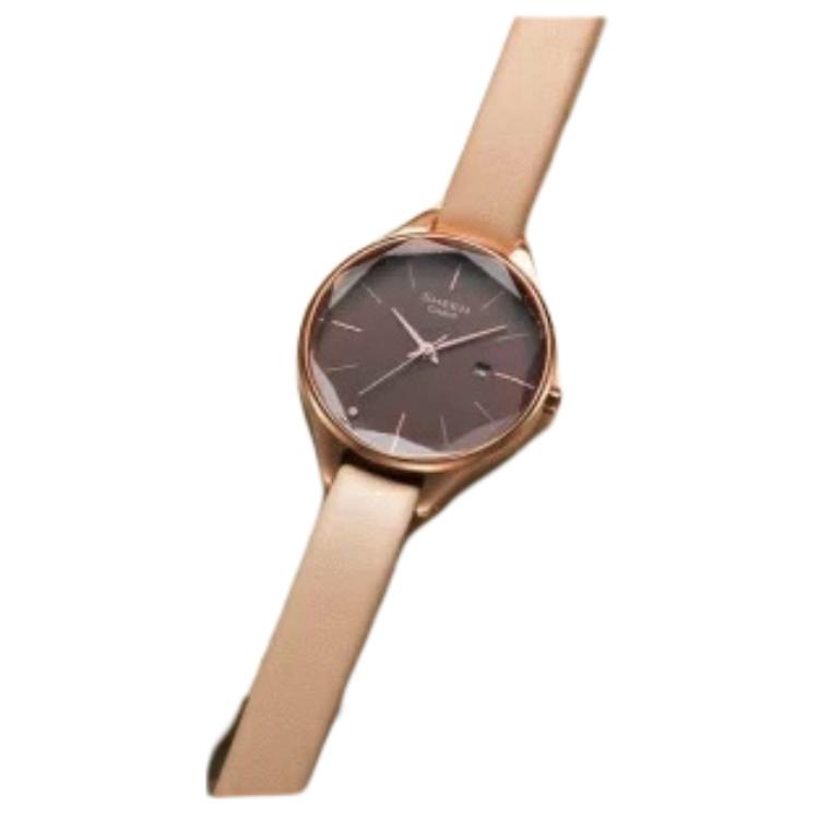 Casio Women's SHEEN Coffee Watch SHE-4062PGL-5A SHE-4062PGL-5A