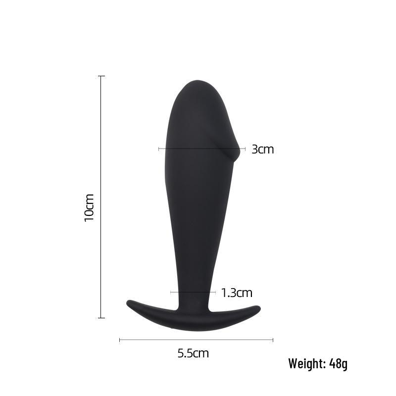 Portable Silicone Anal Plug Beads for Men & Women - Wearable Anus Dilator for Travel & SM Erotic Use