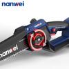 NANWEI 10-inch electric chain saw 6500 rpm, Speed 9 m/s,Manual  pressing