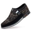 Black Casual Shoes for Men Classic Leather Shoes Elegant Mens Dress Shoes Stylish Soft-soled Business Lace-Up Office Men Shoes