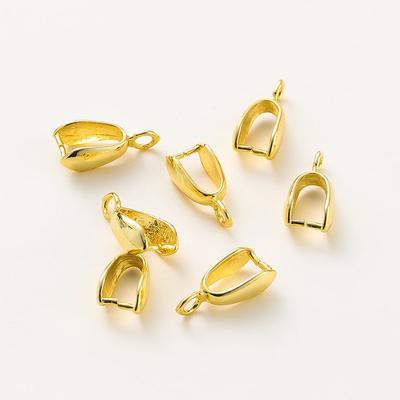 30 Stück/Beutel 14K 18K Melonenkerne Verschluss Anhänger Kettelösen Clips Klassische Charms Haken Verbinder Für DIY Schmuck Handgefertigte Zubehörteile