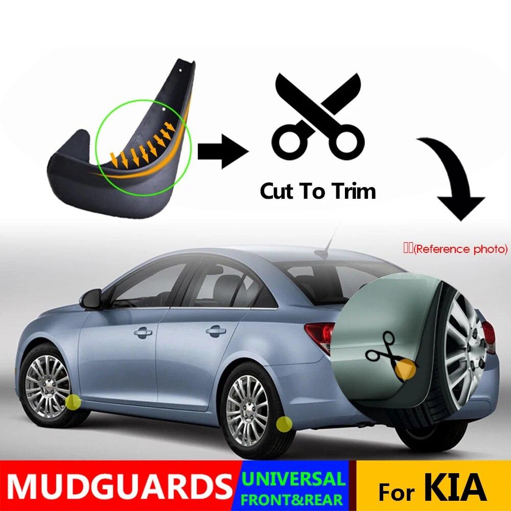 Set Universal Mudflaps Mud Flaps Splash Guards Mudguards For Kia Cadenza K7 Ceed Pro Cee'd Cee'd SW Forte K3 Cerato Naza Forte