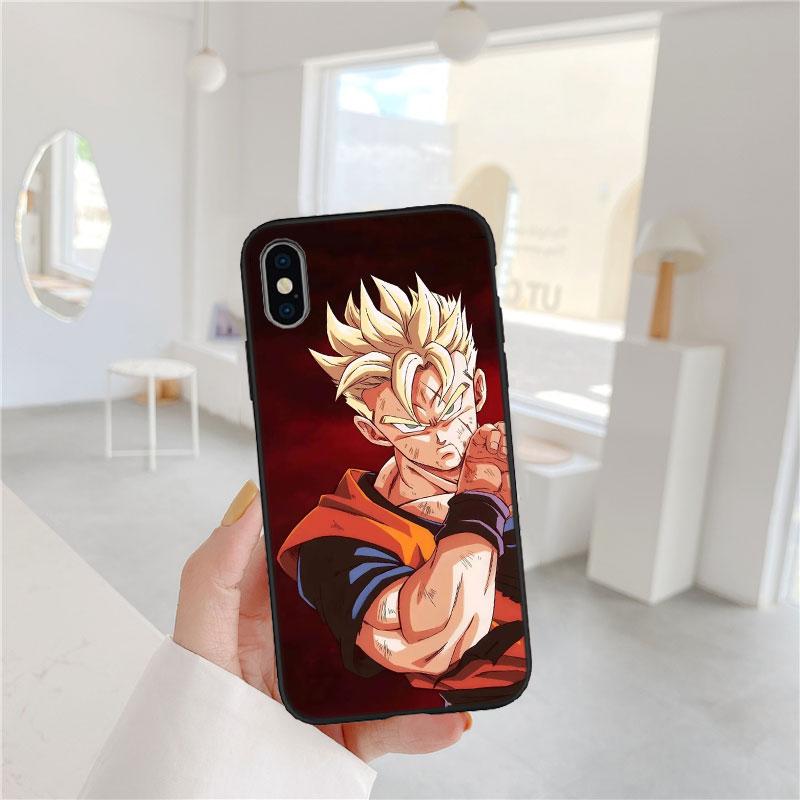 LO34 Dragon Ball Cool Soft Shell Phone Case for Redmi Note 10 11 12 Pro Max 10S 10C 10T 11A 11S 12S 12C