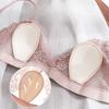 Sexy French Ultra-thin Bra Transparent Hollowed-out Hot Backless Anti-protrusion Rabbit Cup Lace Underwear