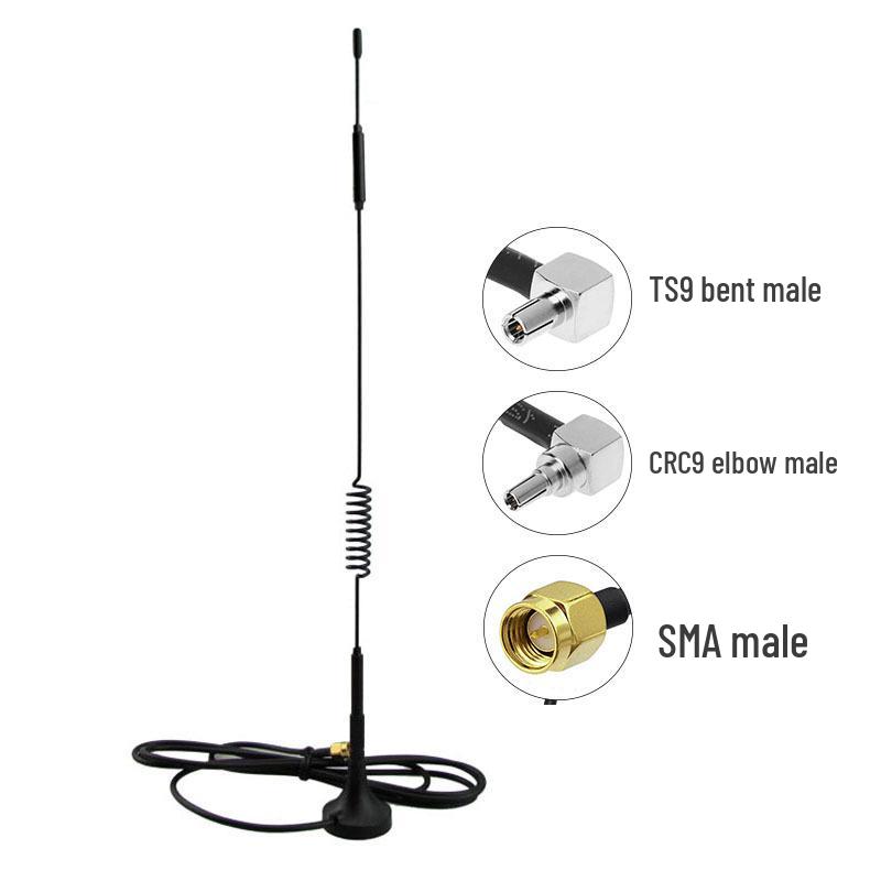 Omnidirectional High-Gain 2G WiFi SMA Antenna with 3m Extension Cable & Magnetic GSM Suction Base