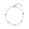 [White gold] Spinel Dot Bracelet