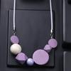 And American Style Unique Exaggerated Niche Necklace for Women, 2026 New Model, Purple Decorative Choker, Clavicle Chain, Stylish Sweater Chain