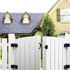 Heavy Duty Self Closing Gate Hinges for Wooden Fences Gates, 90 Degree Adjustable Gate Door Hinges Hardware Kit 2 Pack