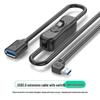 Futa USB 3.0 Extension Cable with Switch, Male To Female for Small Fan, Desk Lamp, Dashcam, or Data Power Supply, 90cm