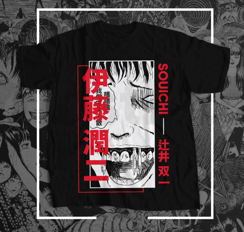 ANIME TSHIRT  Junji Ito TShirt