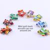 Kids Mini Toy Airplane With Rebound Power For Preschool Learning And Parent Child Play