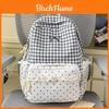 Nylon Girl Student Backpack With Breathable Design For School And Travel