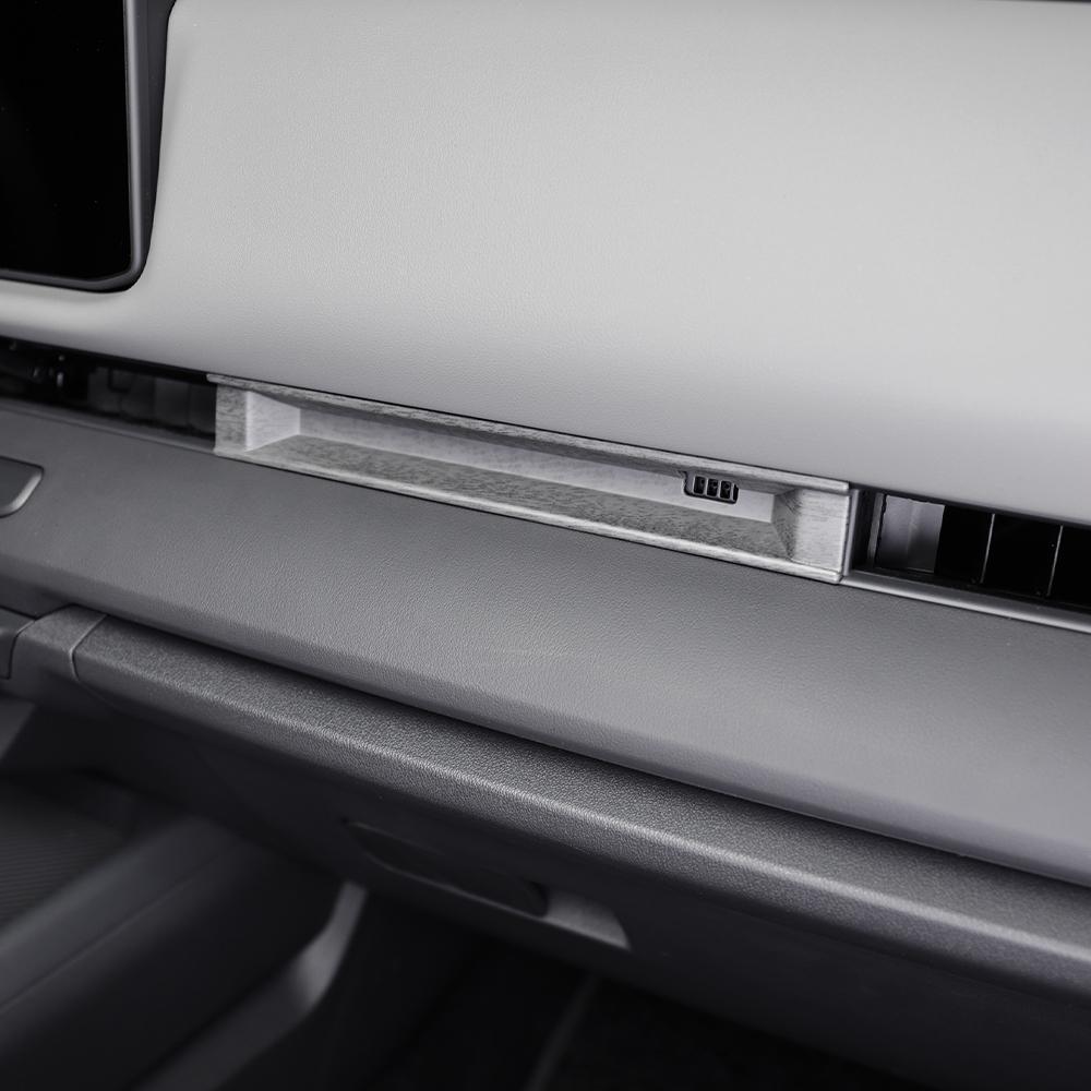 Auto Interior Accessories Front Row Air Vent Decorative Frame Cover ABS Material For KIA SELTOS SP3 2026 2027 Left-Hand Drive
