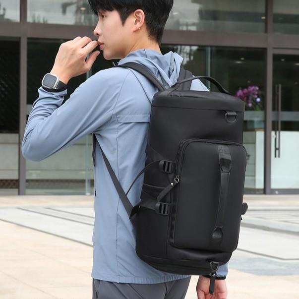 Reiserucksäcke für Damen und Herren, großes Fassungsvermögen, multifunktional, tragbar, Nass- und Trockenfach, Gepäcktasche mit Schuhfach, Sporttasche