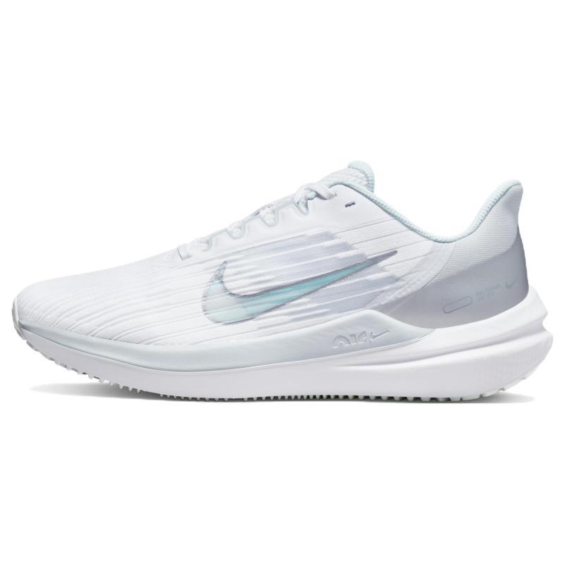 Nike Air Winflo 9 White Metallic Silver Women's Sneakers DD8686-100