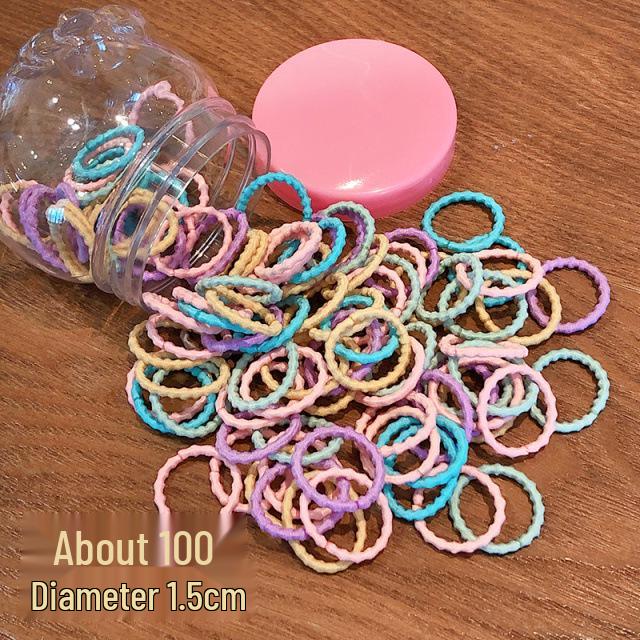 Colorful Baby Hair Tie: Gentle Elastic Hair Rope for Children, Small Size, New Style Accessories