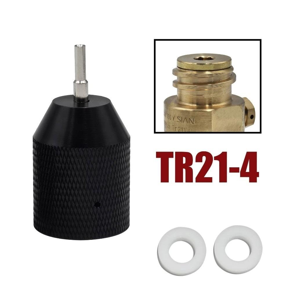 TR21-4 Thread CO2 Refill Needle Reusable Compressed Air Filling Adapter Inflatable Accessories