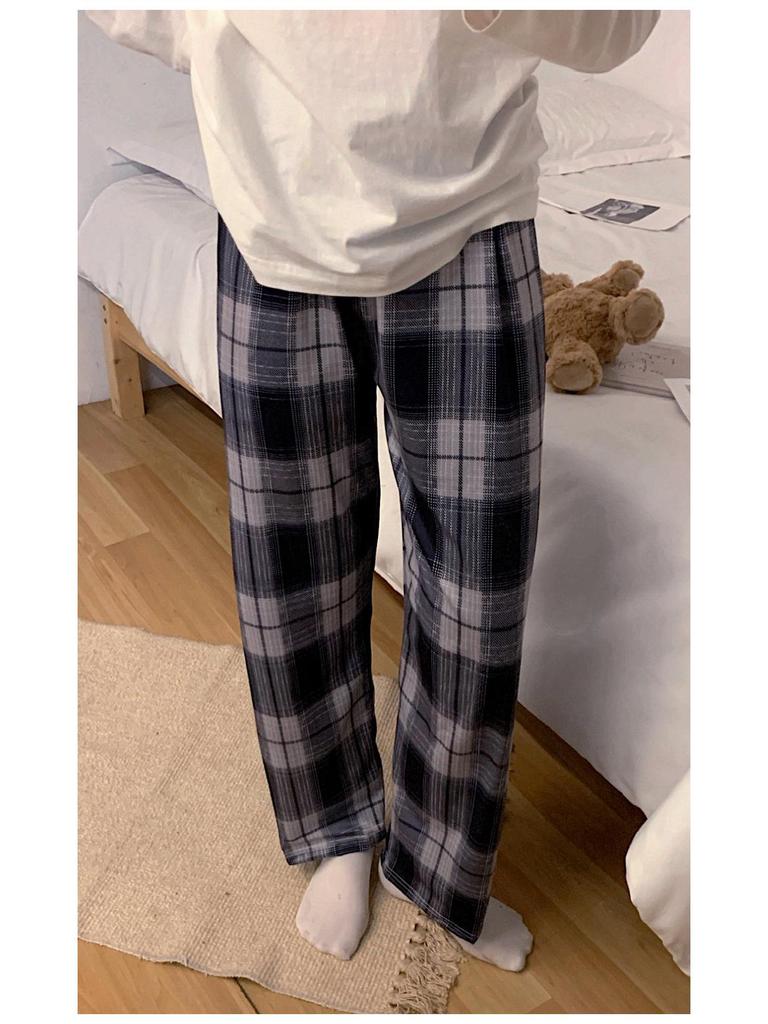 Women's Thin Spring/Autumn Pajama Pants - Casual, Cute Japanese Cartoon Design, Wearable Outdoors