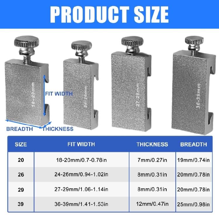 20mm/26mm/29mm Ruler Stops Precise Block for Accurate Measurements In Manufacturing and Research Woodworking Equipment