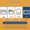 Thickened Commercial Food-Grade Aluminum Foil for Barbecue, Air Fryer, and Oven Use
