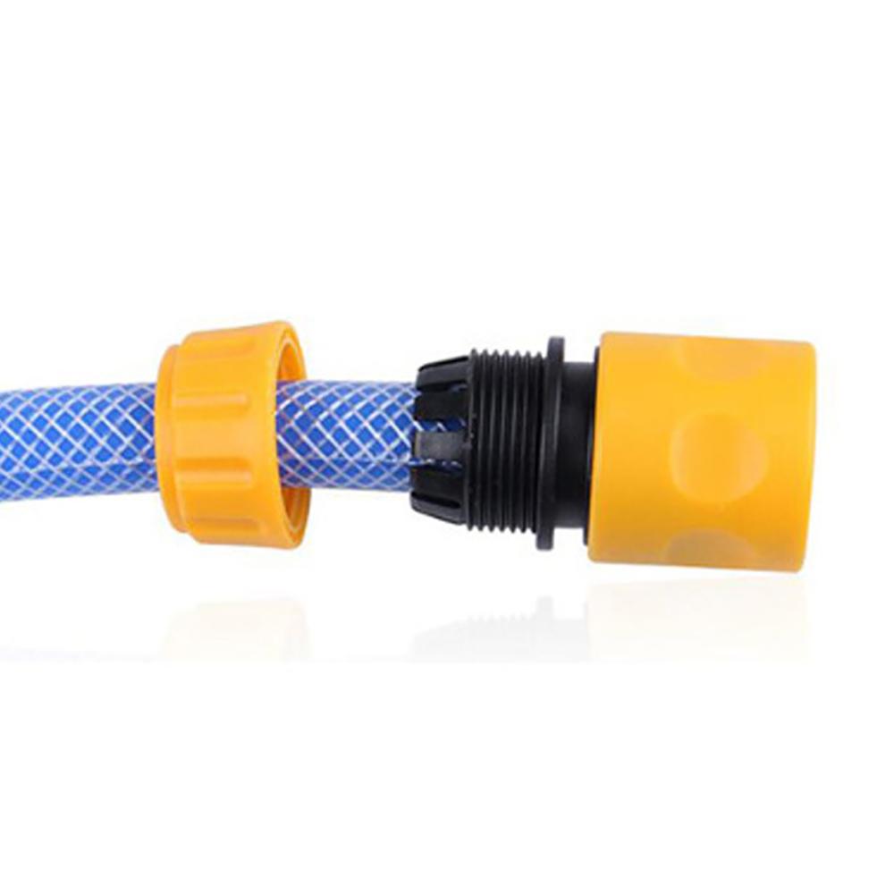 3 Pcs/lot Garden Water Quick Connector Irrigation Water Gun Coupling Waterstop Connector 16mm Pipe Car Washing Fittings