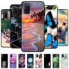 Voor OPPO A52 Hoesje Cover Voor OPPO A72 Siliconen Zacht Marmer Zwart Bumper Funda Coque voor OPPO A92 A 52 A72 92 4G Beschermende Capa