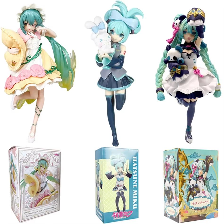 Anime Hatsune Cat Miku Figure PVC Model Anime Beautiful Girl Lovely Table Decorations Figure Birthday Gift Anime Merchandise