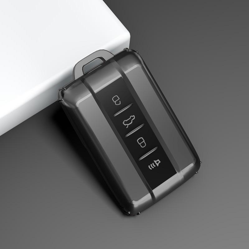Tpu Car Key Case Cover Fob For  Tank 300 Tank 500 Keyless Protective Shell Ring Keychain Car Accessories Protector