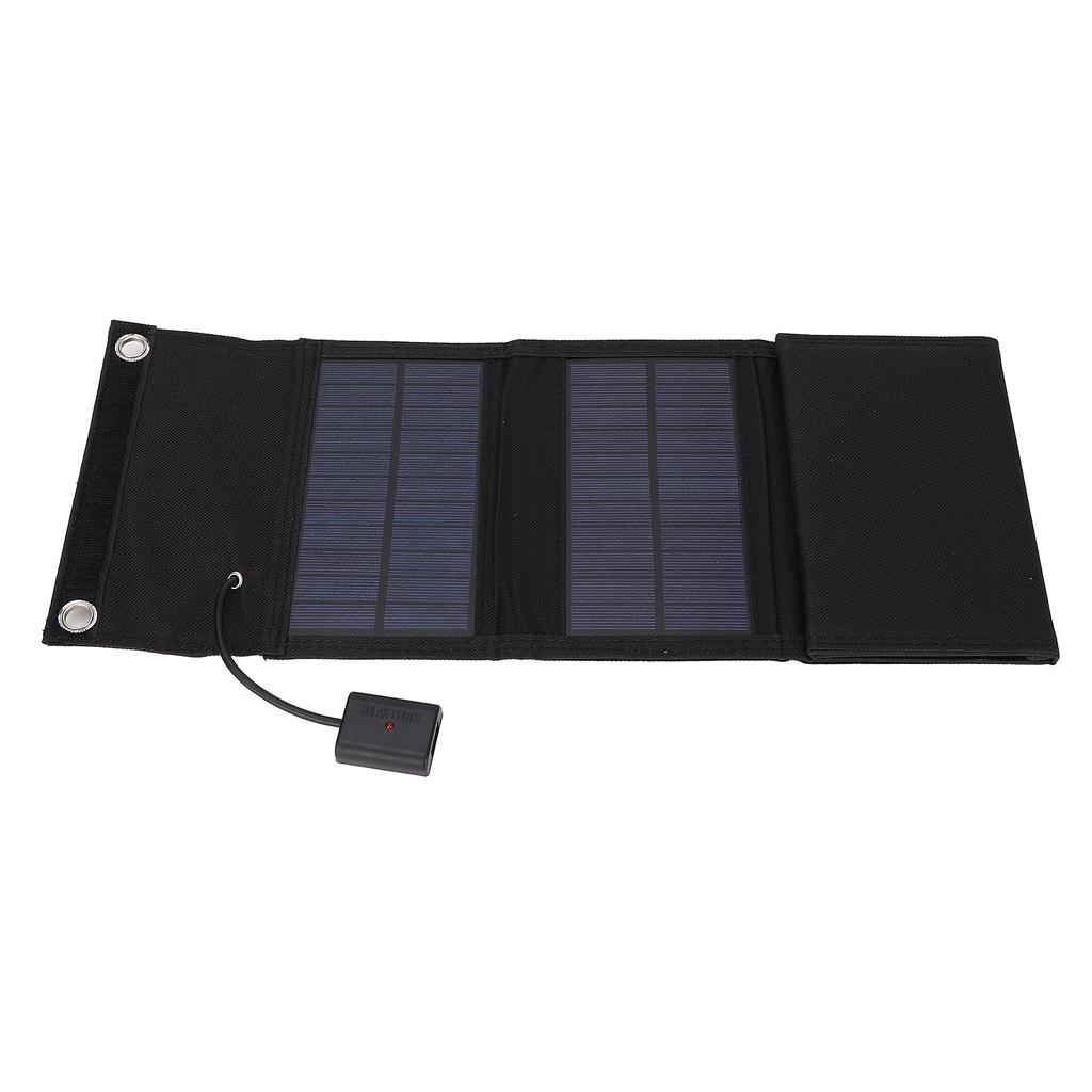Składana ładowarka solarna 10W 5V panel z polikrystalicznego krzemu power bank do telefonu komórkowego na zewnątrz