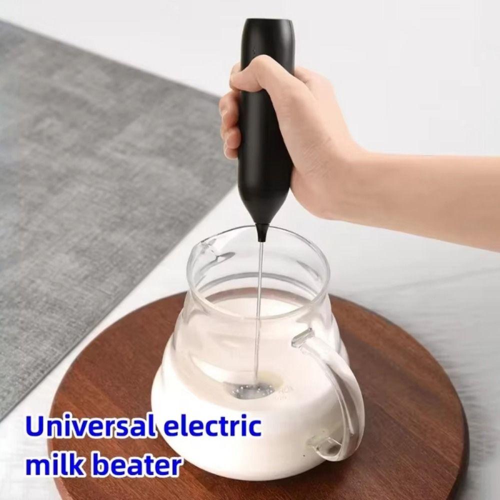 Quiet Operation Electric Milk Frother Handheld Mini Foam Maker Electric Whisk  Baking Tool